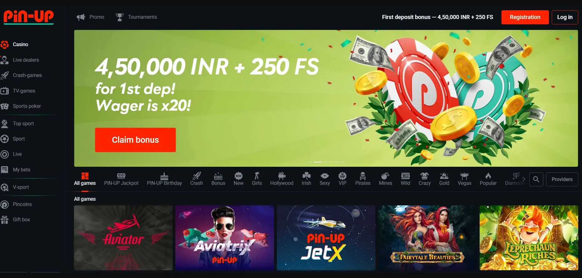 Pin Up casino official site Pin Up casino